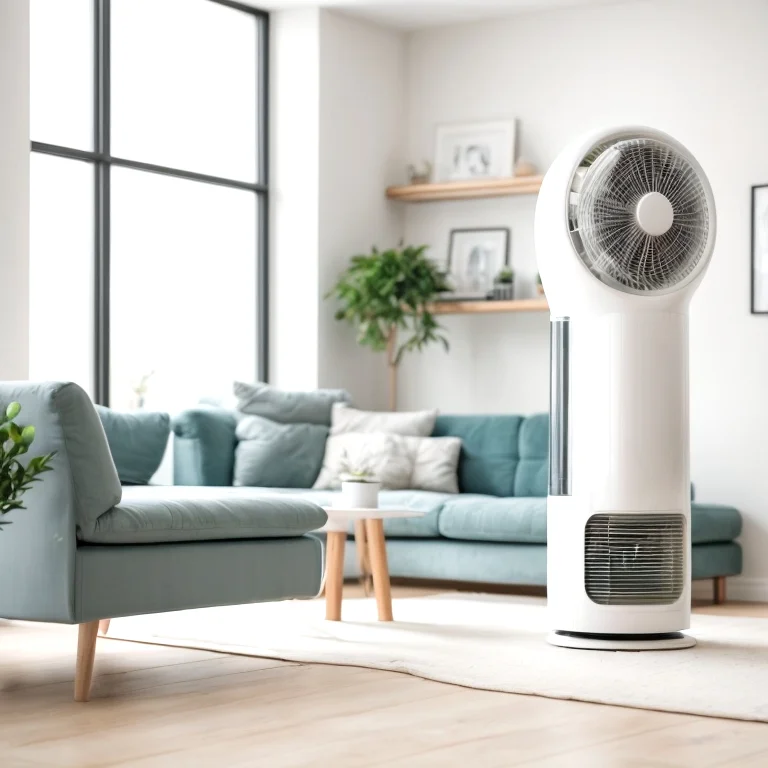 Person genießt kühle Brise eines Chillcraft Geräts